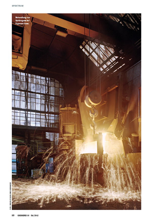 Stromkosten senken im Gießereibetrieb (Ergocast Guss) „Gießerei“